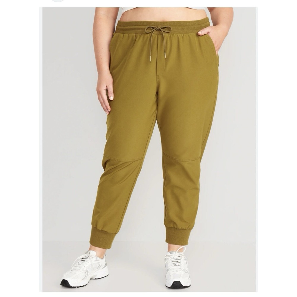 Old‎ Navy All-Seasons StretchTech Jogger Pants Womens 3X Plus Moss Green NEW